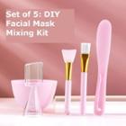 Set Of 5: Diy Facial Mask Mixing Kit