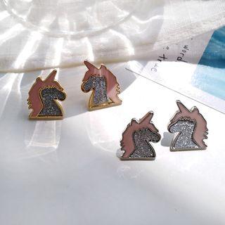 Unicorn Stud Earring / Clip-on Earring