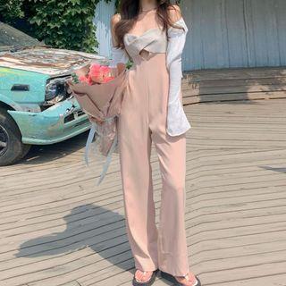 Strappy Jumpsuit / Light Jacket