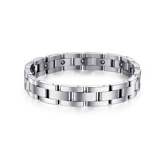 Simple Classic Geometric 316l Stainless Steel Bracelet Silver - One Size