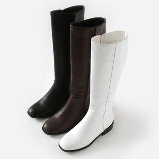 Zipped Tall Riding Boots