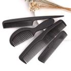 Set Of 4: Plastic Hair Comb (various Designs)