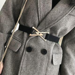 Triangle Buckle Elastic Fabric Belt