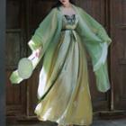 Butterfly Embroidered Hanfu Dress / Cover-up / Set