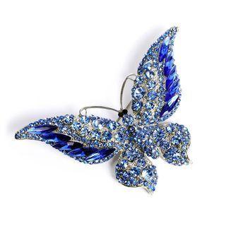 Butterfly Rhinestone Alloy Brooch