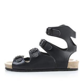 Faux Leather Sandals