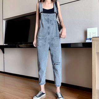Cropped Camisole / Denim Jumper Jeans