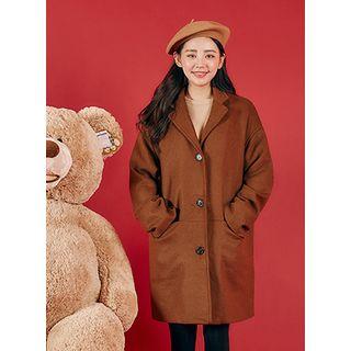 Single-breasted Quilted-lined Coat