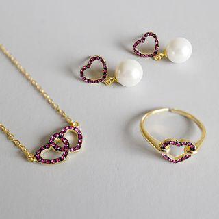 Heart Necklace / Ring / Earring