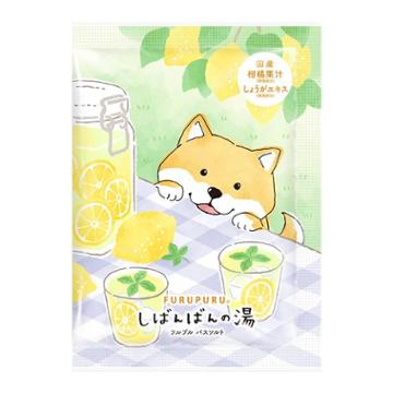 Mind Wave - Furupuru Shibanban Bath Salt Lemon Ginger 65g