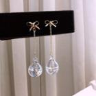 925 Sterling Glass Ball Dangle Earring As Shown In Figure - One Size