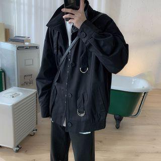 Hoop Accent Shirt Jacket
