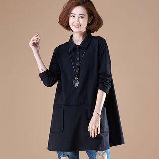 Collared Long-sleeve Tunic