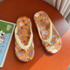 Bear Print Flip-flops