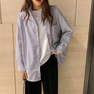 Long-sleeve / Short-sleeve Plain T-shirt / Striped Shirt