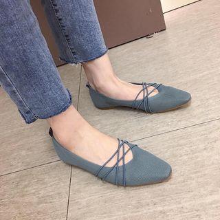 Strappy Fabric Flats