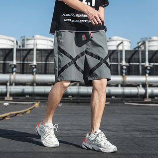 Cross Printed Cargo Short