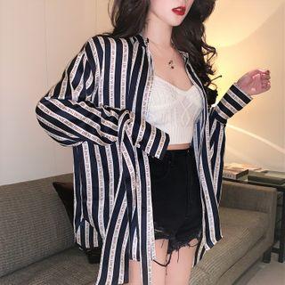 Striped Shirt / Camisole Top