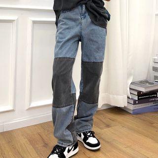 Panel Denim Pants