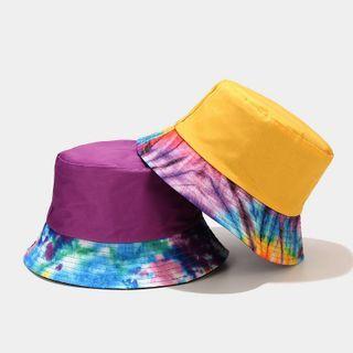 Tie Dye Panel Bucket Hat