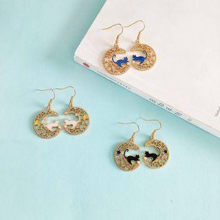 Moon Dangle Earring