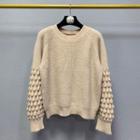 Textured Sweater Almond - One Size