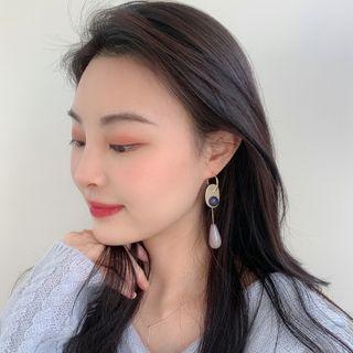 Non-matching Acrylic & Alloy Dangle Earring