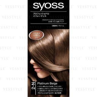 Schwarzkopf - Syoss Hair Color (#2n Platinum Beige) 1 Set