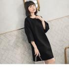 Oversized 3/4 Sleeve Dress