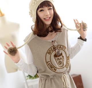 Lace Trim Long-sleeve Top