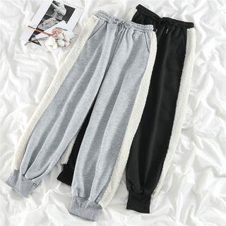 Fleece Loose-fit Jogger Pants