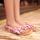 Floral Flats Sandals