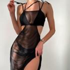 Sheer Cover-up Dress