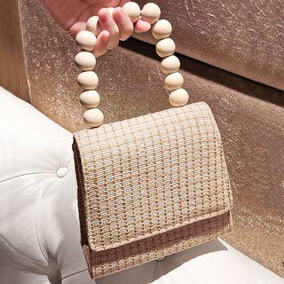 Plaid Handbag With Chain Strap As Shown In Figure - One Size