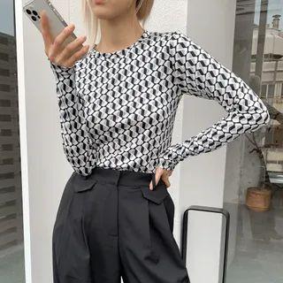 Slim-fit Patterned T-shirt