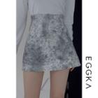 Splash-ink A-line Skirt