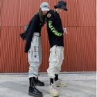 Couple Matching Embroidered Jogger Pants / Pant Chain