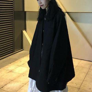 Single-breasted Coat / Midi A-line Skirt