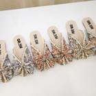 Floral Beaded Mules