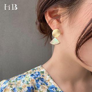 Shiny Earring 1 Pair - As Shown In Figure - One Size