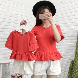 Family Matching Set: Short Sleeve T-shirt + Shorts