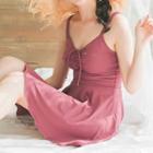 Lace-up Swimdress