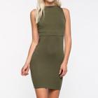 Cut Out Detailed Bodycon Tank Dress
