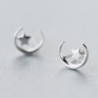 925 Sterling Silver Star Stud Earrings