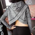 Sports Crop Hoodie