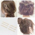 Alloy Hair Pin 2803# - Set Of 10 - One Size