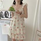 Sleeveless Fruit Print Top / Shorts / Dress / Set