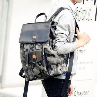 Camo Flap Backpack