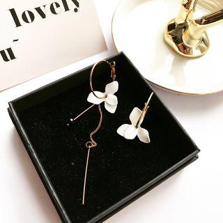 Tassel Flower Drop Earrings