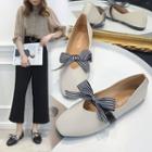 Striped Bow Flats